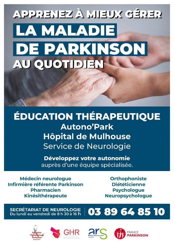 Affiche officielle Mieux gérer la maladie de Parkinson